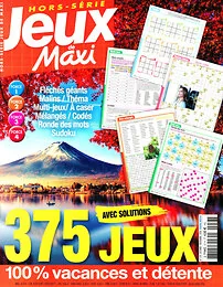 Magazine Jeux de maxi hs evasion, numéro 57, du 14/09/2026