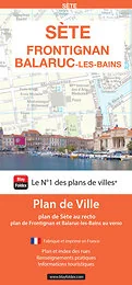 SÈTE, FRONTIGNAN, BALARUC - 2024 - Plan de ville
