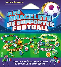 Mes bracelets de supporter Football