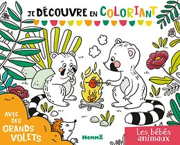 Je découvre en coloriant - Les bébés animaux