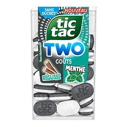 Tic Tac Two Réglisse Menthe 38,5g