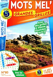 Magazine Mots mel g grilles, numéro 80, du 07/08/2026