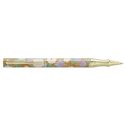 Stylo Roller Flowers Plumo Orange Enzo Varini