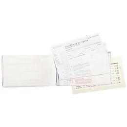 Quittance loyer 50 feuillets tripli Exacompta