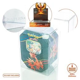 Lot de 12 protections souples Cristal Ultimate pour Pokébox Phoenix Shield