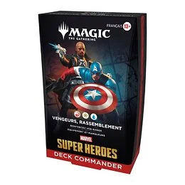 Deck Commander Marvel Super Heroes Vengeurs, rassemblement Magic The Gathering