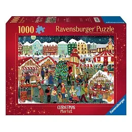 Puzzle 1000 pièces Le marché de Noël Ravensburger