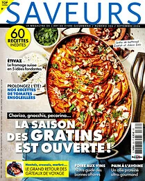 Magazine Saveurs, numéro 326, du 21/08/2026