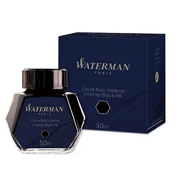Flacon 50ml encre noire Waterman
