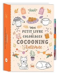 Mon petit livre de coloriages cocooning - Automne avec crayon multi-mines