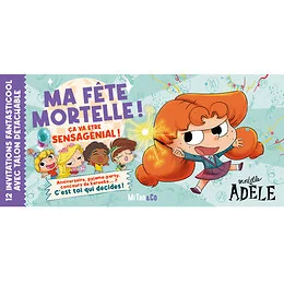 Les nouvelles Cartes d'invitation Mortelle Adèle