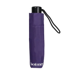 Parapluie 3 sections violet foncé 90 cm Isotoner