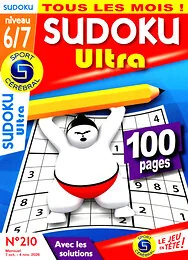 Magazine Sudoku ultra 6/7, numéro 210, du 07/10/2026