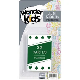 Jeu de 32 cartes avec étui