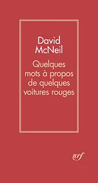 Quelques mots à propos de quelques voitures rouges