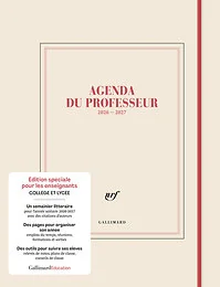 Agenda du professeur 2026 - 2027