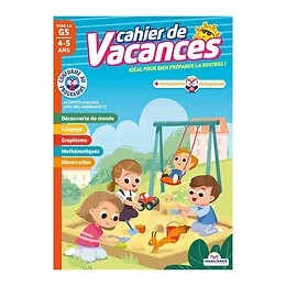 Cahiers de vacances - Vers GS 4-5 ans Maxilivres