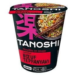 Cup nouilles boeuf teppanyaki 65g Tanoshi