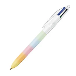 Stylo 4 Couleurs BIC Sweet - Effet Soft Touch