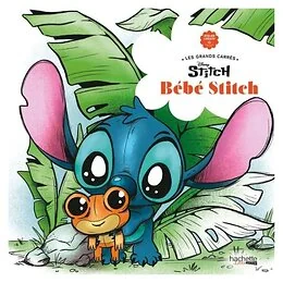 Atelier créatif Coloriages Les grands carrés Bébé Stitch