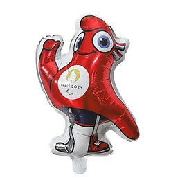 Ballon aluminium 3D 45 cm Mascotte JO Paris 2024