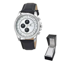 Montre homme quartz bracelet en similicuir Pascal Szerman