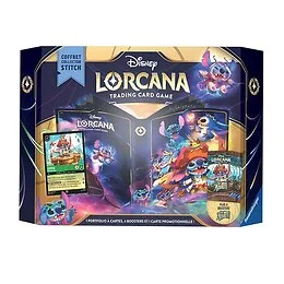 Disney Lorcana  chapitre 6-Coffret Booster Lorcana  La Mer Azurite Stitch Disney Ravensburger-français -JCC à collectionner