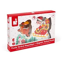 Puzzle magnétique Le traineau du Père Noël Janod