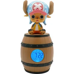  Figurine réveil lumineux Chopper sur son tonneau 20 cm - One Piece 