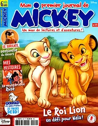 Magazine Mon premier journal de mickey, numéro 49, du 26/12/2024