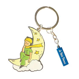 Porte-clés métal Lune Breloque Le Petit Prince