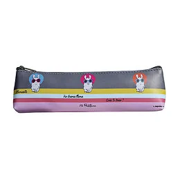 Mini trousse triangulaire No Drama Llama gris Smile