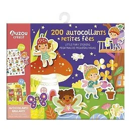 MA POCHETTE D'ARTISTE - 200 AUTOCOLLANTS BRILLANTS PETITES FÉES