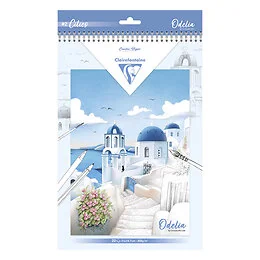 Bloc coloriage multi-techniques 20 feuilles A4 Les Villes Odelia Clairefontaine