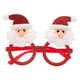 Lunettes Père Noël pailletées