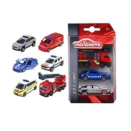 Coffret 3 véhicules SOS Cars Majorette à l'échelle 1/64ème