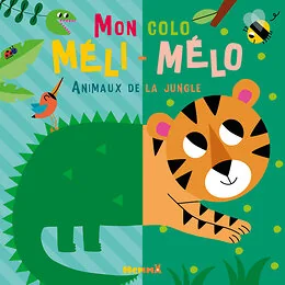Mon colo méli-mélo - Animaux de la jungle