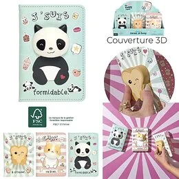 Carnet 3D Funny Kawaii modèle aléatoire 