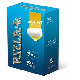 Rizla+ boîte de 100 filtres 8 mm