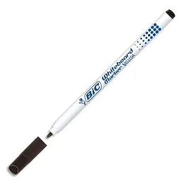 Marqueur effaçable Velleda noir pointe fine Bic