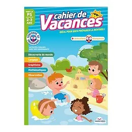 Cahiers de vacances - Vers PS 2-3 ans Maxilivres