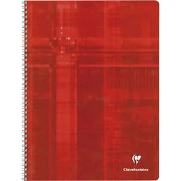 Cahier spirale 100 pages 24 x 32 cm Séyès Clairefontaine Coloris Aléatoire