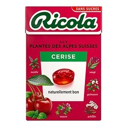 Boîte Cerise sans sucres 50g Ricola 