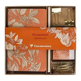 Kit de papeterie 15 pièces Jardin des Sens Clairefontaine