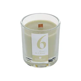 Bougie parfumée en verre Numia 180g - Zeste de citron