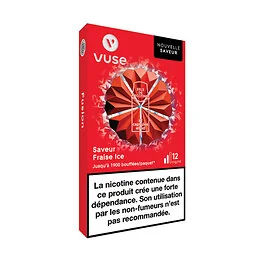 Vuse Capsules Epod x2 Saveur Fraise Ice 12mg 