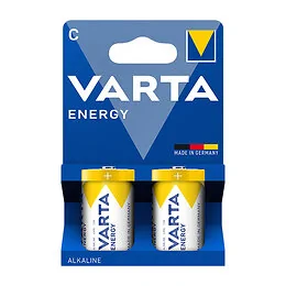 2 piles C/LR14 Varta alcaline