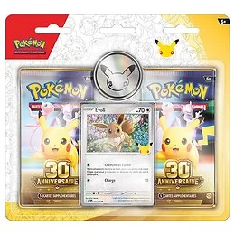 Pack 2 Boosters Evoli 30e Anniversaire Pokémon  
