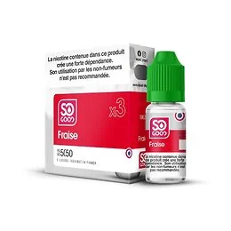 Boite 3 e-liquides So Good Fraise yuzu