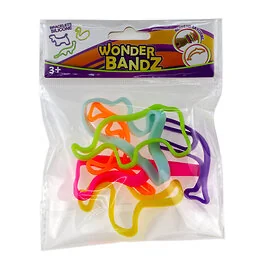 Sachet 6 bracelets élastiques forme